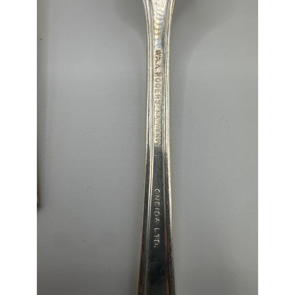Oneida Park Lane Silverplate Grille Forks Set of 6 Wm A Rogers AA Heavy 1936